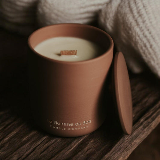 Cashmere Cedar Soy Candle - La Flamme du Bois